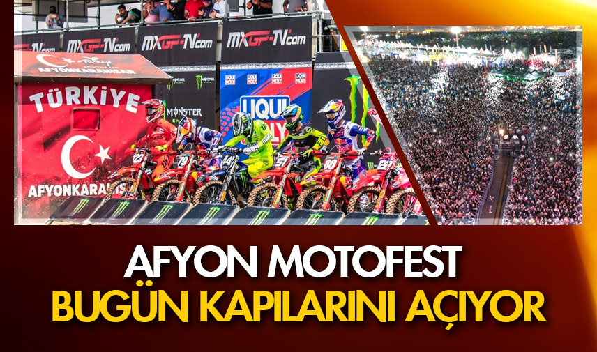 Afyon Motofest bugün kapılarını açıyor